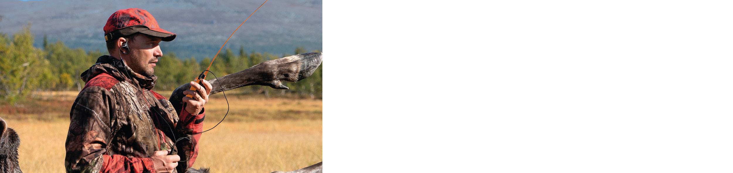Icom radio ute i naturen