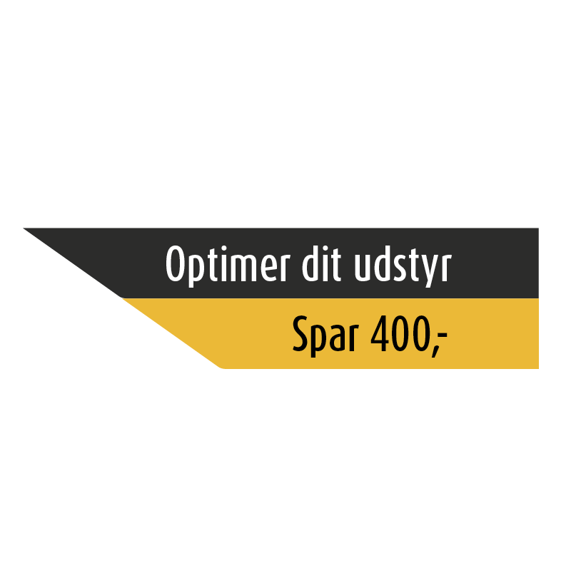 Optimer dit udstyr. Spar 400 kr.