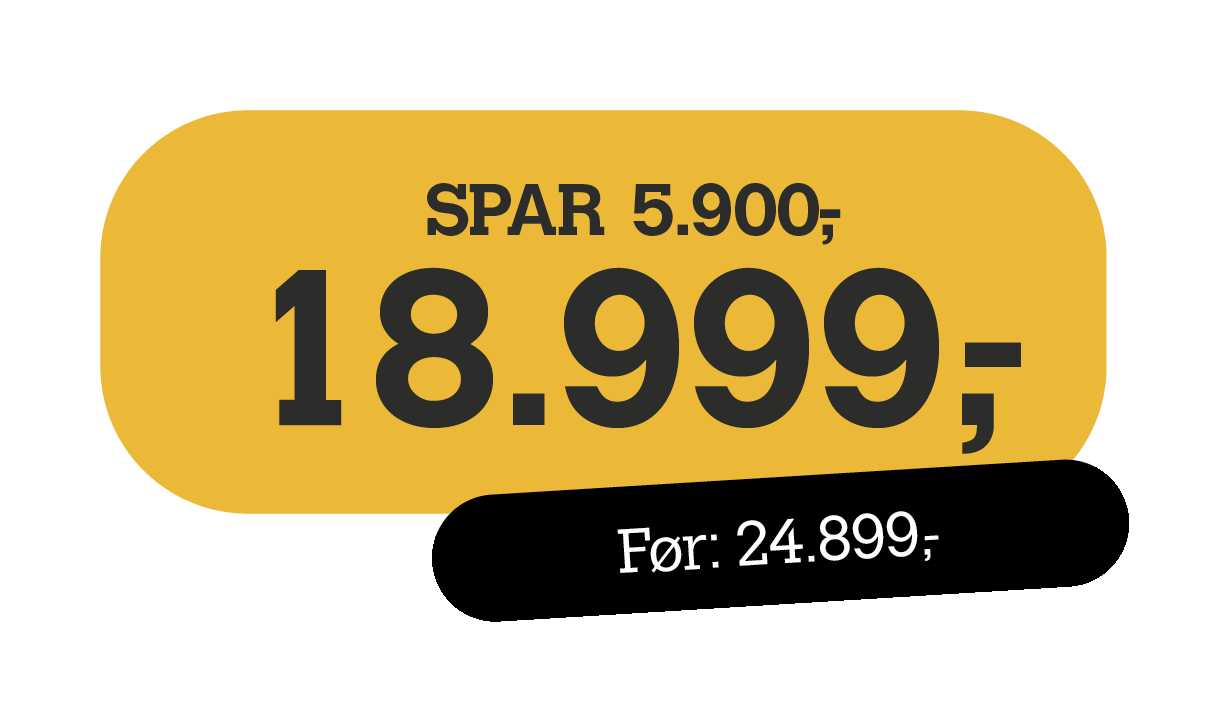 Spar 5900 tilbud pris 18999 för 24899