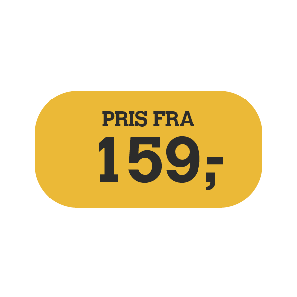 Pris fra 159 DKK